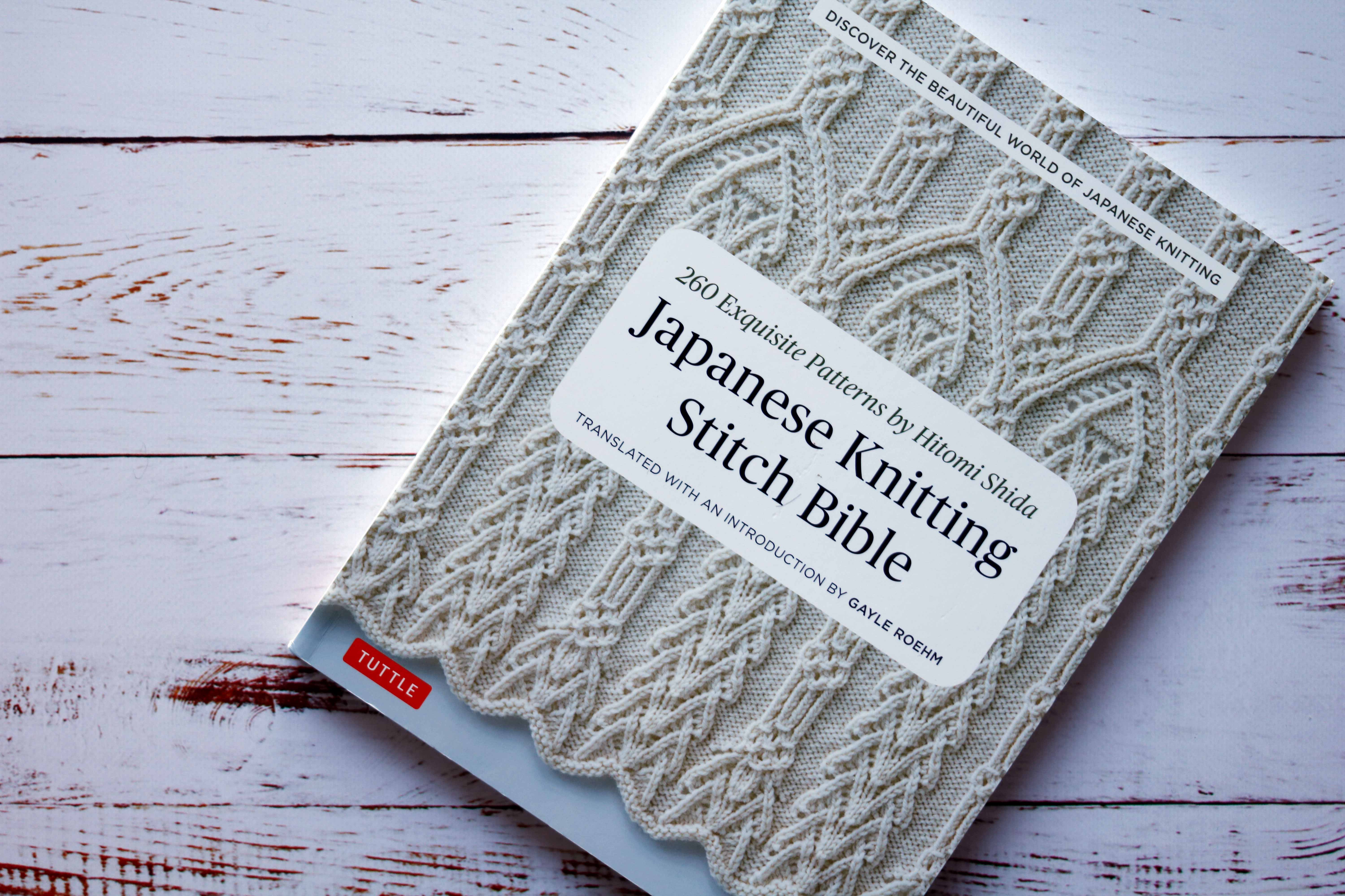 At afsløre Barcelona Biprodukt Jeg modtog Japanese Knitting Stitch Bible i går af Slagt en hellig ko
